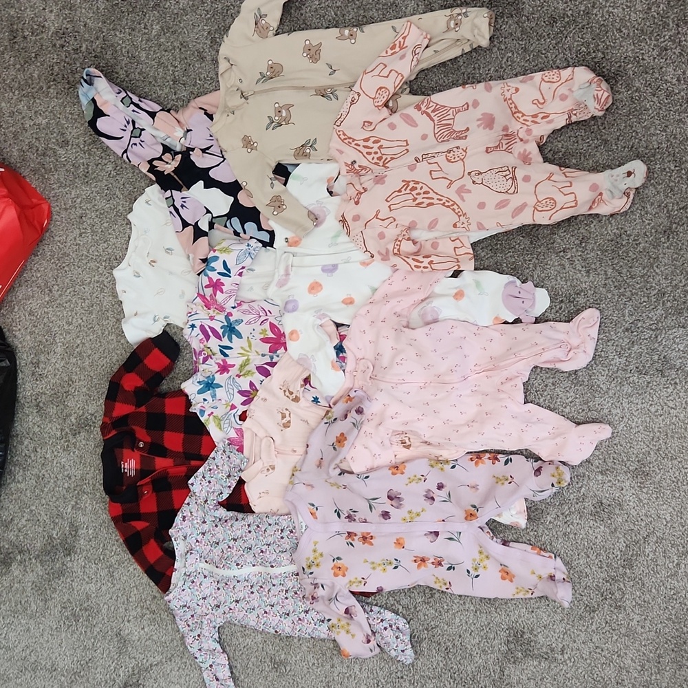 0-3, 3mo Carters PJ lot